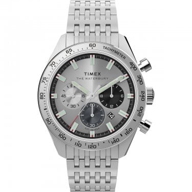Timex Gents Waterbury Stainless Steel Watch