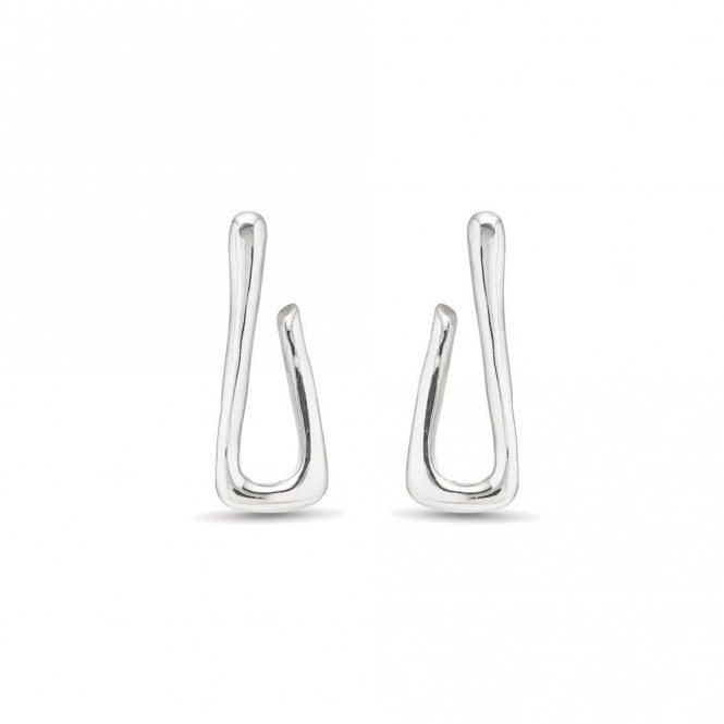 Uno De 50  For U Link Shaped Drop Earrings 3.4cm 