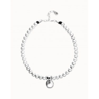 UNO De 50 Gravedad Short Beaded Sphere Necklace 41-46cm