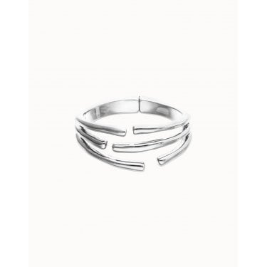 UNO De 50 Raíces Organic Shapes Multiple Intertwined Bangle 17.5cm