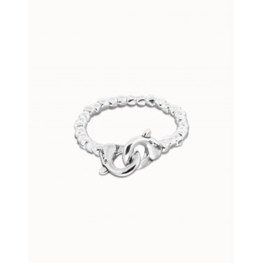 Uno De 50 Ser Inseparable Interlocking Beads Bracelet 38.8g, 17.5cm