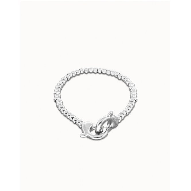 Uno De 50  Ser Inseparable Interlocking Small Beads Bracelet 12.7g, 17.5cm 