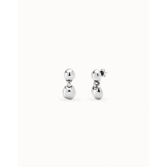 Uno De 50  Ser Intrepida Beaded Drop Earrings 2.7cm