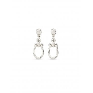 UNO De 50 Youthful Horseshoe Medium Oval Link Drop Earrings 4cm