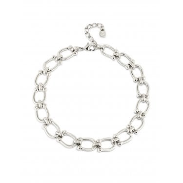 UNO De 50 Youthful Horseshoe Short Link Necklace 40-45cm 
