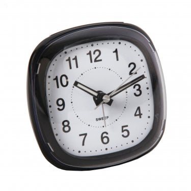 Wm.Widdop Dome Black Alarm Clock 8 x 8 x 4cm