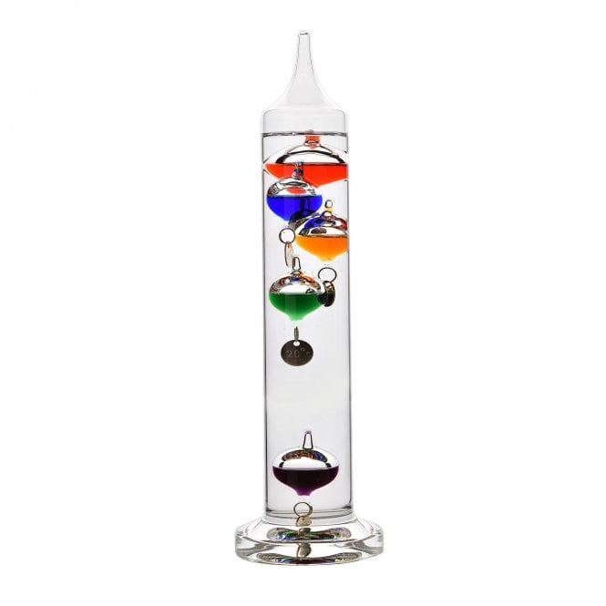 Wm.Widdop Wm. Widdop Galileo Multicoloured 5 Bulb Thermometer 28 x 7.5 x 7.5cm