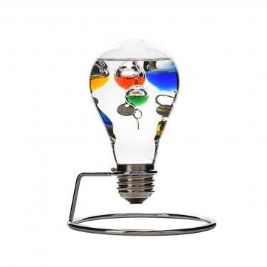 Wm.Widdop Light Bulb Galileo Thermometer 15.5 x 10 x 10cm 
